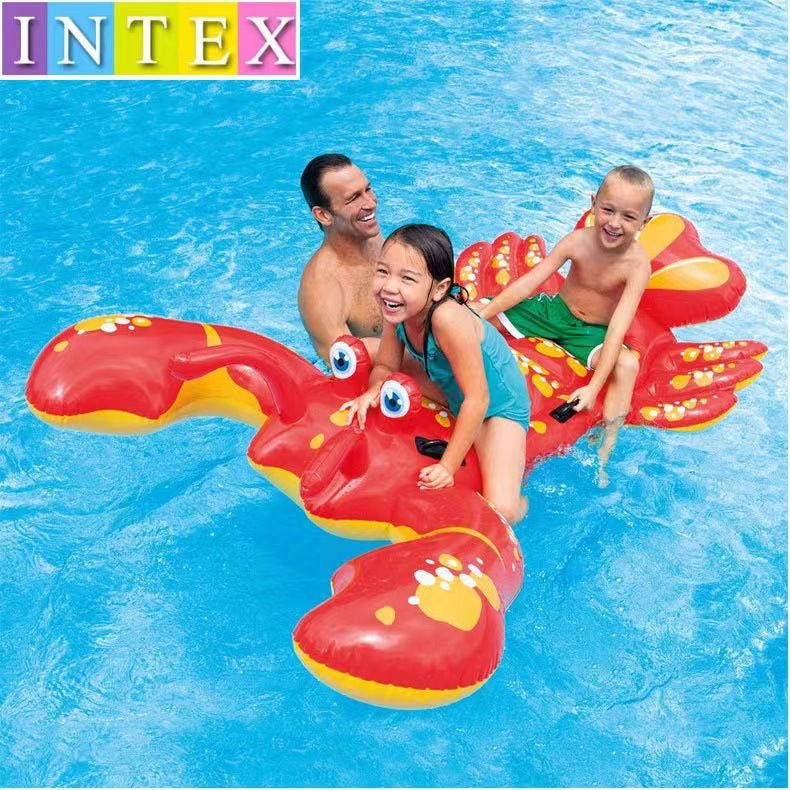 INTEX Ride-On Inflatable Toy Children's Pool Animal Float Water Play_voghion.com