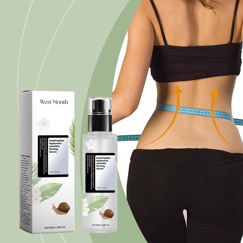 West&Month Snail Peptide Hyaluronic Acid Firming Serum Moisturizes And Tights Skin, Firming And Smoothing Skin Lines_voghion.com