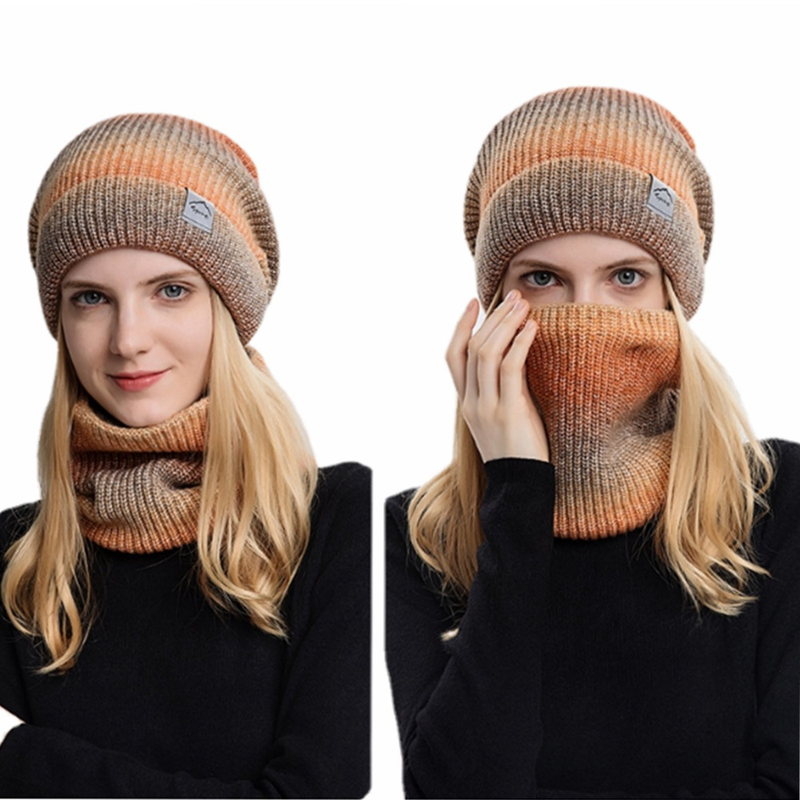 Bekleidungszubehör USB-Elektroheizung Warme Heizmütze Schal Outdoor Strickmütze Schal Zweiteiliges Set Universal Winter Warmer Schal_voghion.com