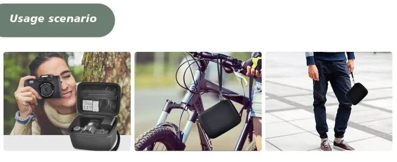 Vlogging Camera Case Compatible With Duluvulu/for VJIANGER/for JGIPL/for TEBNGIHNM 4K Digital Cameras For YouTube Box_voghion.com