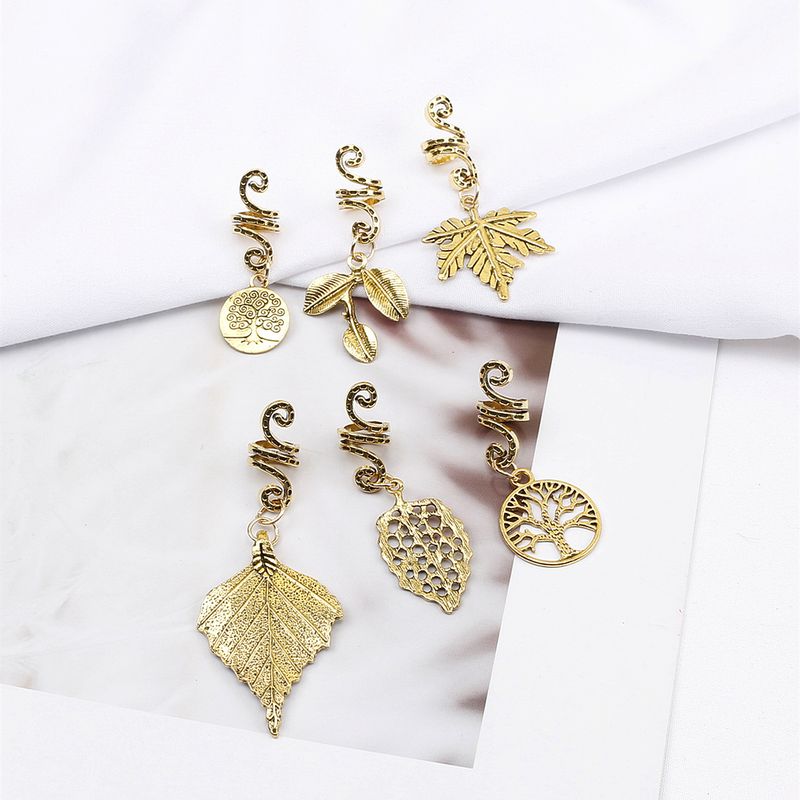 Fermagli per capelli con dreadlock, ornamenti per capelli in lega hip-hop, anelli per capelli a spirale a tema, accessori per capelli alla moda e cool per trecce da ragazza_voghion.com