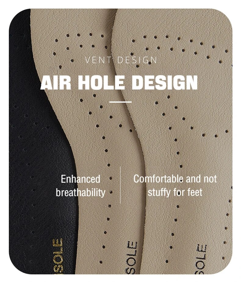 1 Paar Leder Damen Schuhe Einlegesohlen Weiche, rutschfeste Schuhpolster Komfort-Einlegesohle zur Unterstützung des Fußgewölbes zur Linderung von Plantarfasziitis an den Füßen_voghion.com
