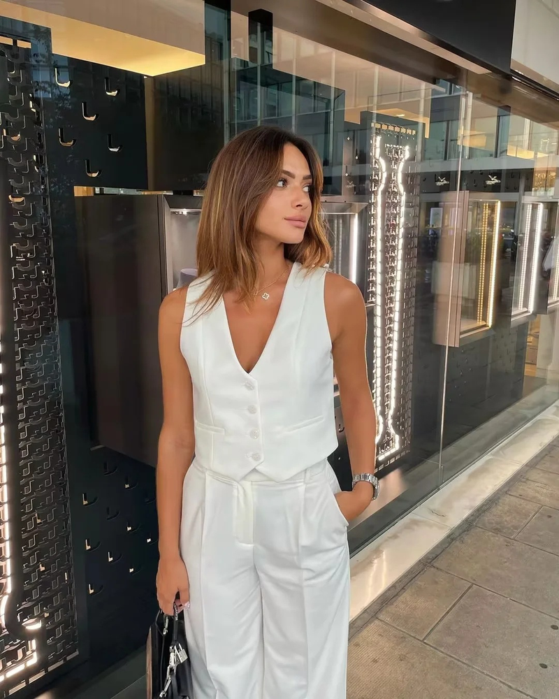 Dameskleding Zomer Casual Slim Vest Mouwloos Effen Kleur Dames Vest Top 8BS9531_voghion.com