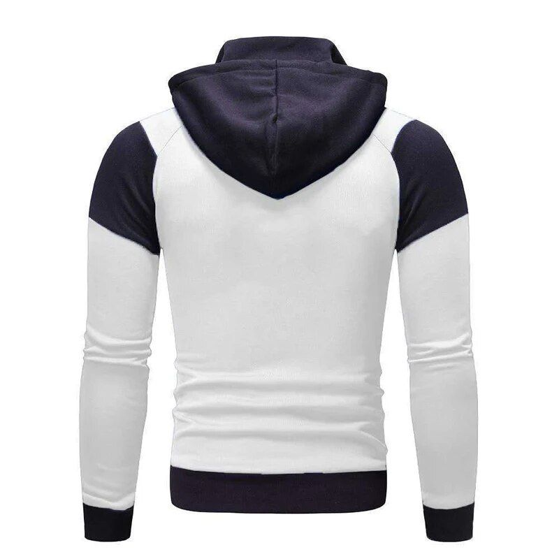 2024 Nuovo Arrivo Maschio Doppia Cerniera Con Cappuccio Abiti Giubbotti e Pantaloni Della Tuta Classici da Uomo Autunno Inverno Casual Quotidiano_voghion.com