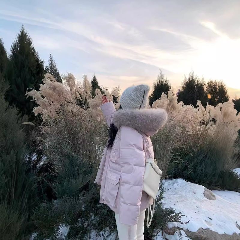 Giacca invernale da donna Parker Workwear Extreme Cold Series Three Proof in vera pelliccia di procione 90% piumino d'anatra bianco_voghion.com