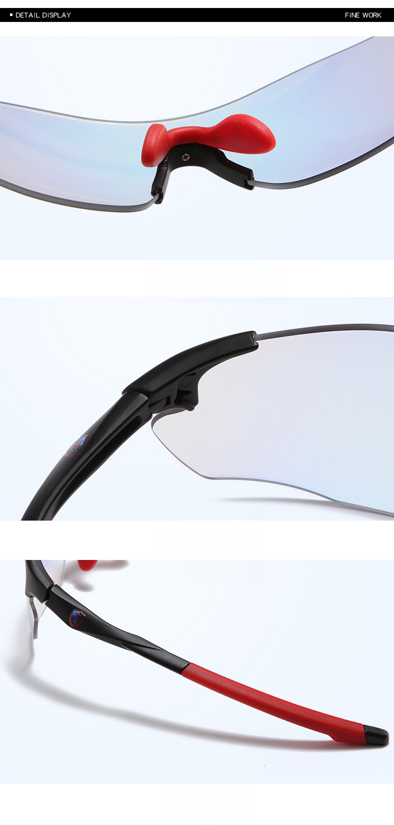 Running, Marathon, Cycling, Mountaineering, Hiking, Color changing Sunglasses, Wind Mirrors, Flying Insects, Sunscreen, Dazzling Colors_voghion.com
