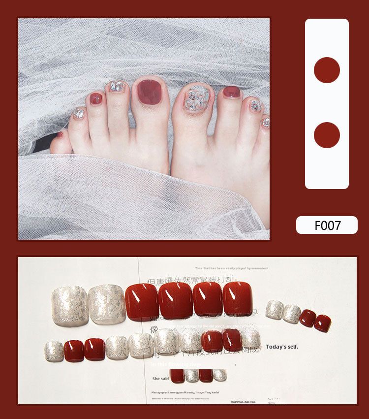 Nagel Fertig Tragen Rüstung Abnehmbare Fuß Nagel Zehennagel Patch Nagel Patch Nagel Patch_voghion.com