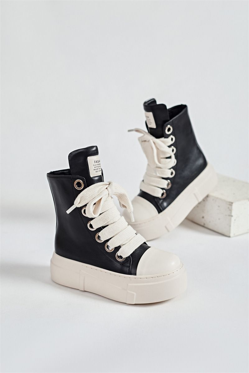 Herrskor Stor storlek Damskor Skor Par High Top Sneakers Supply All Match Tjock botten förhöjning Herrskor_voghion.com
