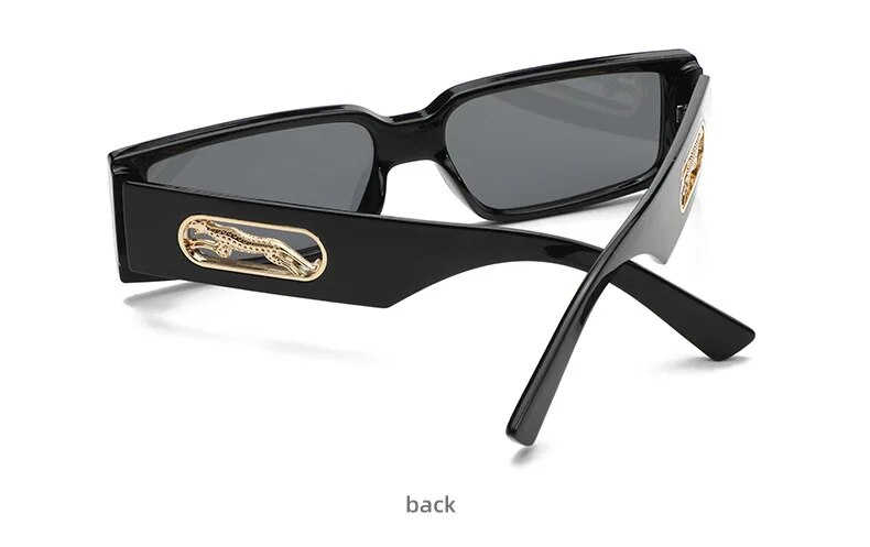 Gafas de sol rectangulares de marca para mujer, gafas de sol cuadradas de leopardo para hombre, gafas Punk, gafas de sol UV400_voghion.com