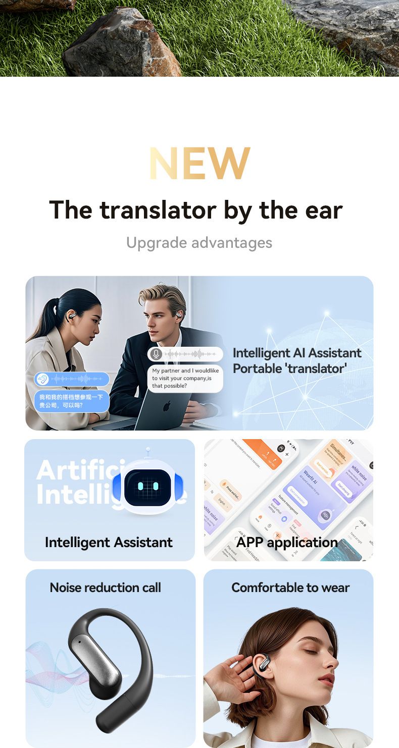 2025 Model Smart Earbud Noise-canceling Bluetooth Headphone_voghion.com
