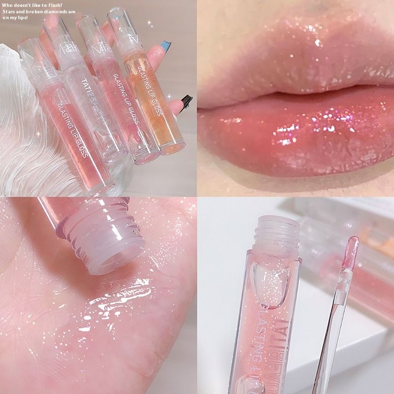 Lip Oil Acqua Trasparente Lucidalabbra Lucidalabbra Donna Idratante E Idratante Smalto per labbra Specchio Dodging Glass Lucidalabbra Studente_voghion.com