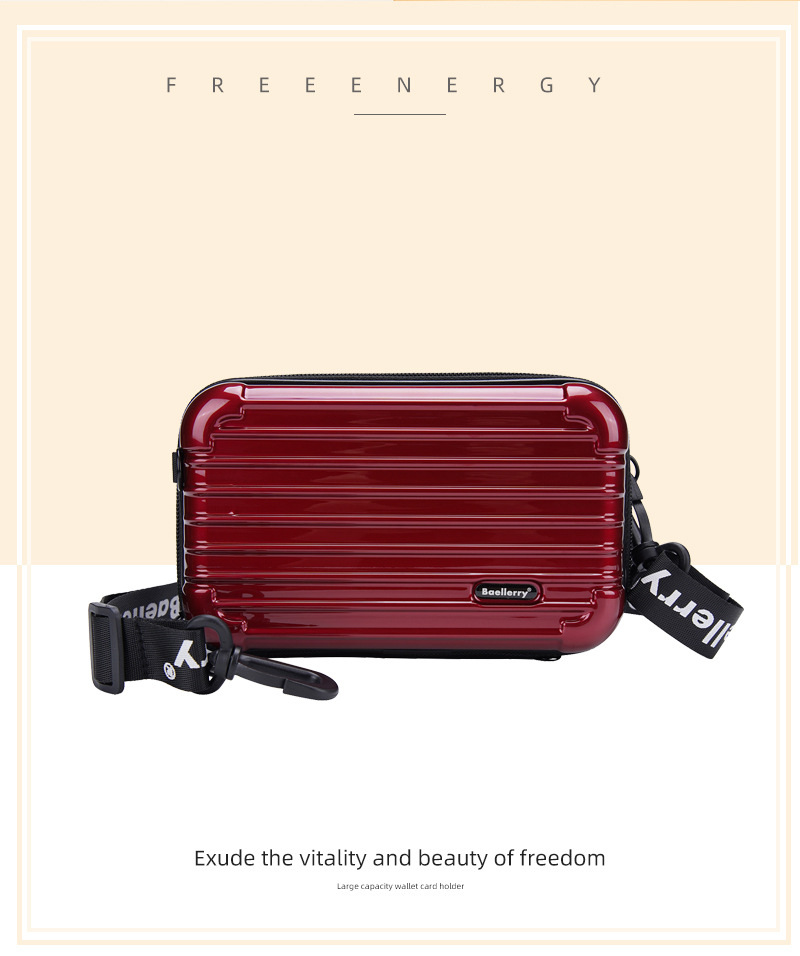 Baellerry jauna sieviešu uzglabāšanas soma ar cietu apvalku, svītraina PC plecu soma ar mini kosmētikas somiņu, sieviešu_voghion.com