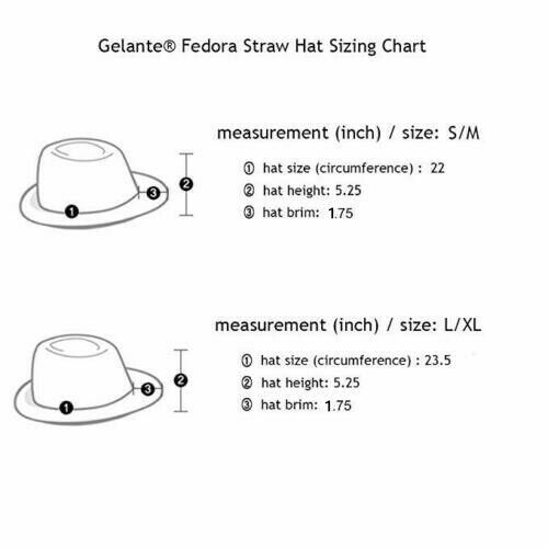 Men's and Women's Summer Straw Fedora Hat Fedora Hat Cuban Sun Hat Panama Short brim Flower_voghion.com
