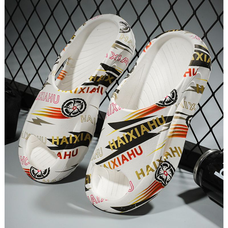 Slippers Men 2024 Four Seasons New EVA Flip-flops Thick Soles Step On Shit Feeling Sandals_voghion.com