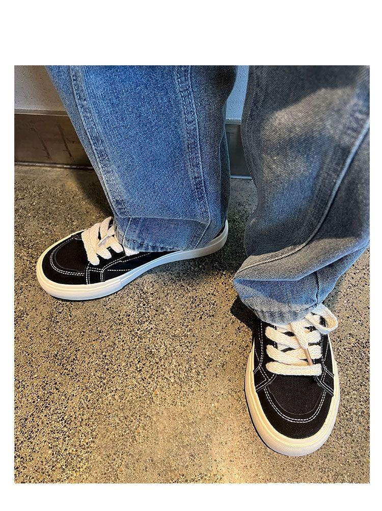 Trendige, atmungsaktive rote Herren-Sneaker von Niche – vielseitige High-Street-Sneaker aus Canvas für Studenten_voghion.com