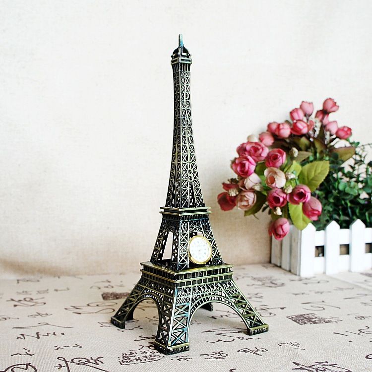 Envoyez une boîte de véritables souvenirs de voyage français en métal, modèle de la Tour Eiffel, ornements pour lui offrir de nombreuses tailles_voghion.com