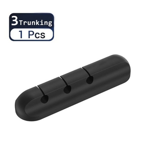 Kabel-Organizer aus Silikon; USB-Kabelrolle; Ordentliche Clips zur Schreibtischverwaltung; Kabelhalter für Maus und Headset_voghion.com