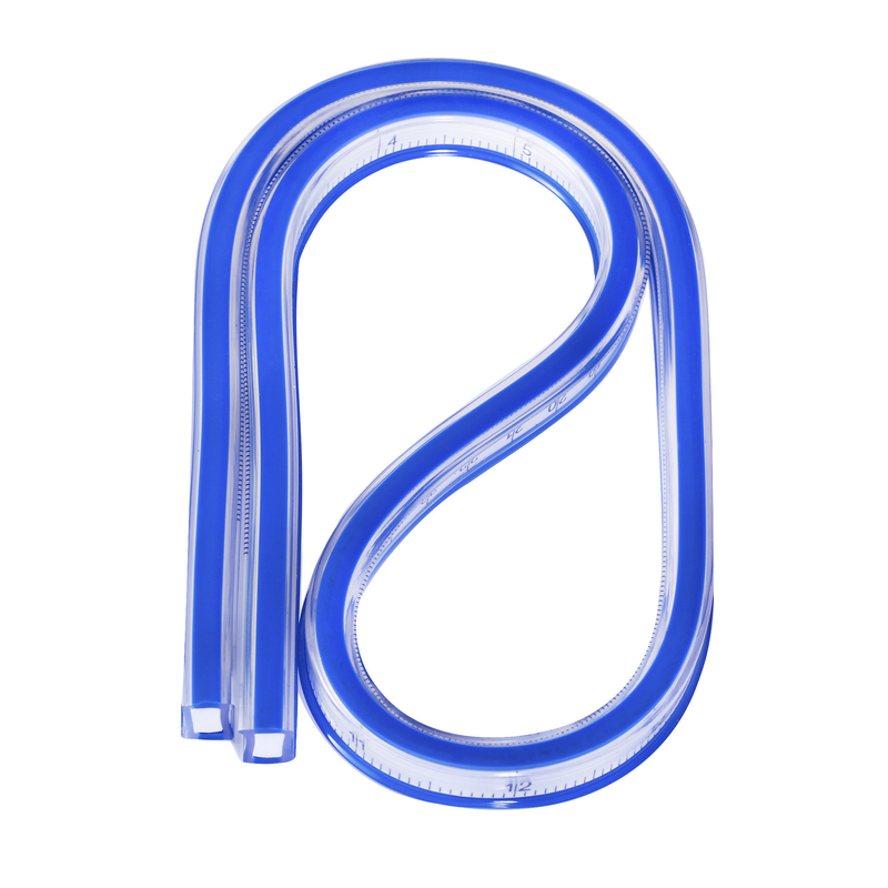 1 Stück 30 cm Schlangenlineal, Plattenherstellungslineal, Kurvenlineal, Markierung, weiches Lineal, Lederlineal_voghion.com