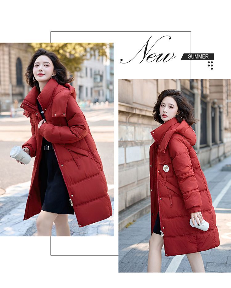 Übergroßer Winterparka mit oberschenkellanger Abdeckung – Gesteppter Kapuzenmantel (Schwarz/Rot/Braun/Avocadogrün, M-2XL)_voghion.com