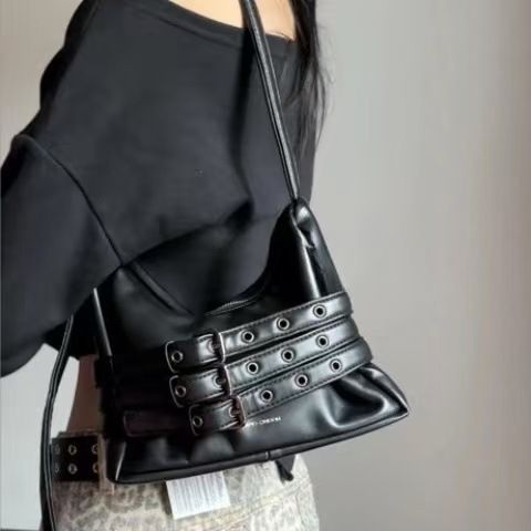 Borsa da moto alla moda e cool con tracolla singola, stile coreano, Samoondoh, borsa a tracolla casual SAMO ONDOH_voghion.com