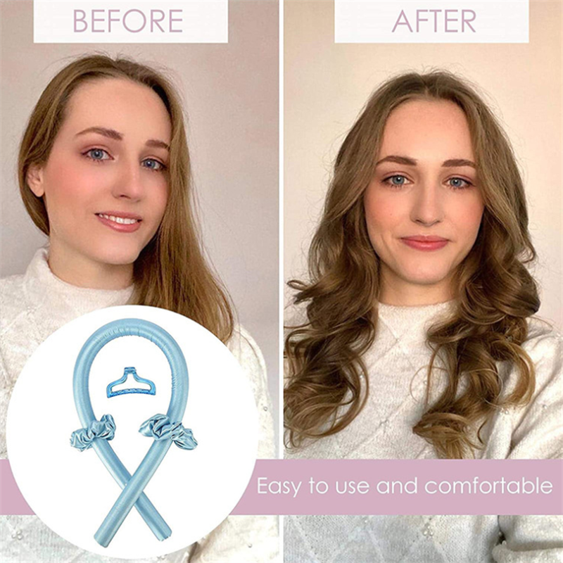 Lazy Heatless Curling Rod Headband Air Wave Sponge No Heat Curlers Women Sleeping Modeling Tool Hair Accessories_voghion.com