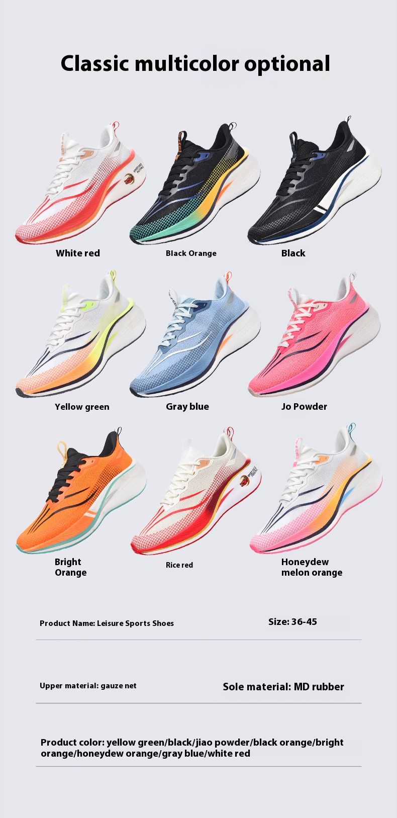 Nuove scarpe da corsa per coppie con piastra in carbonio esplosiva e suono di attrito, scarpe da ginnastica ammortizzanti per maratona da donna per studenti maschi_voghion.com