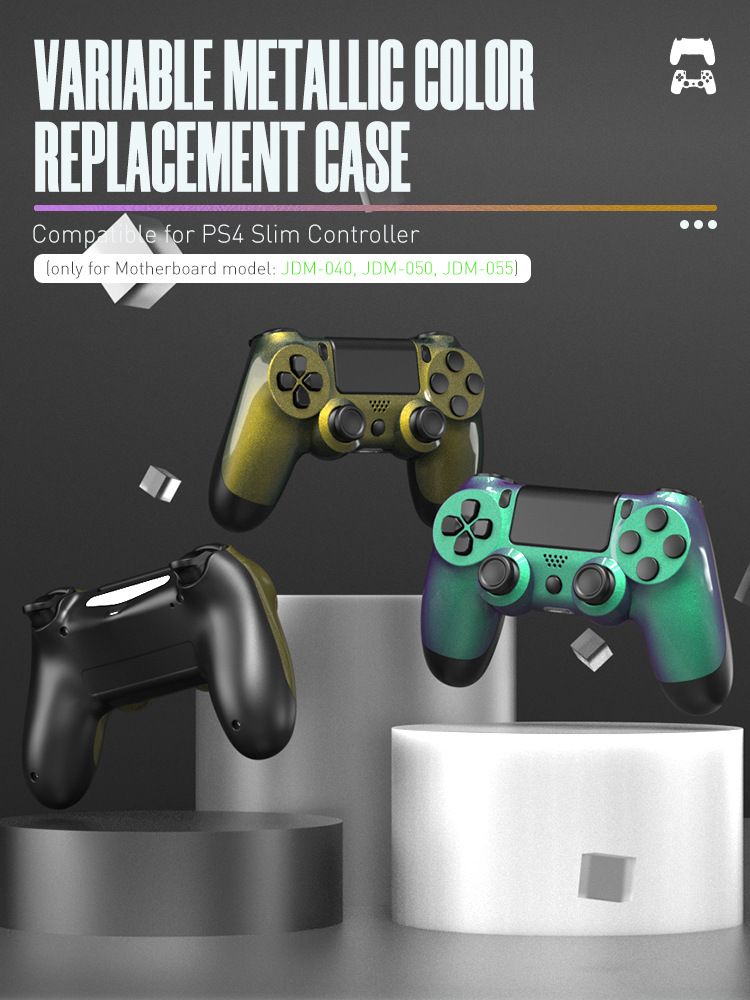 Applicable To PS4 Slim Handle Modification Shell JDM 040/050/055 Personalized Creative Repair Chameleon Cover_voghion.com