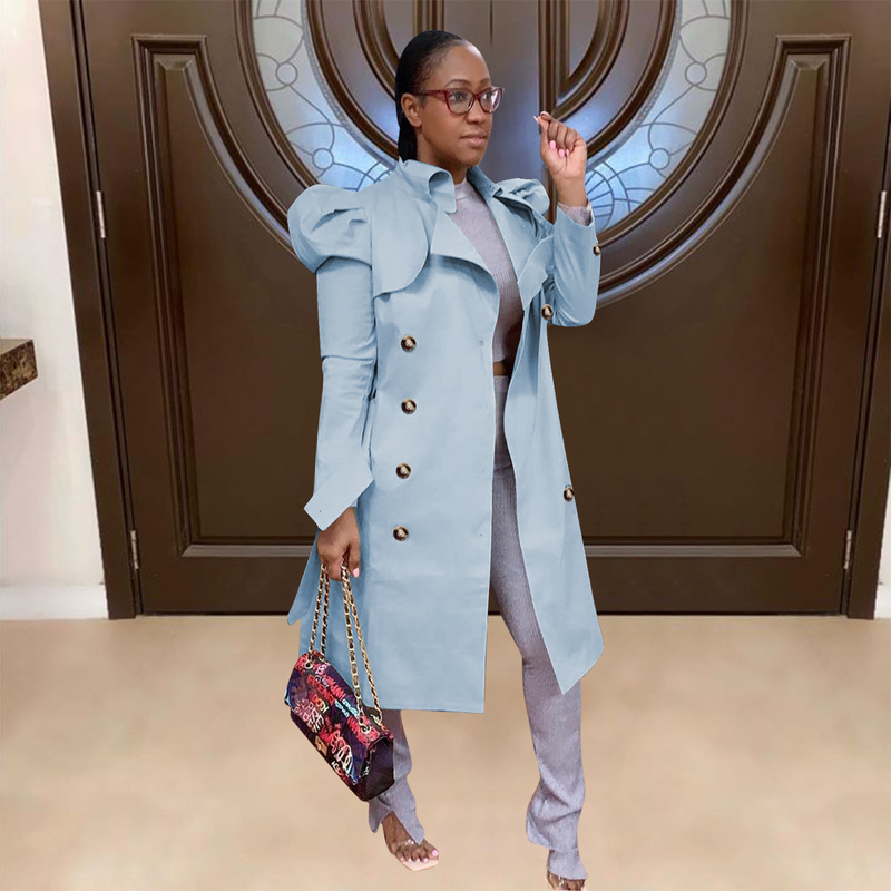 L'abbigliamento da donna con giacca a vento lunga casual Joker più venduto da donna_voghion.com