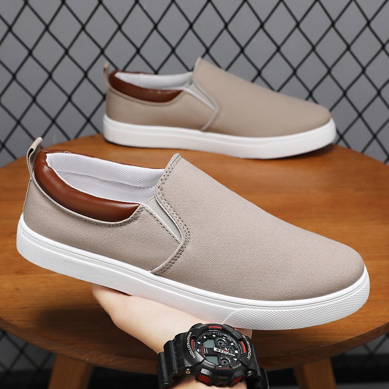 Canvas Summer New One Foot Cloth Casual Work Men's Trendy Shoes_voghion.com