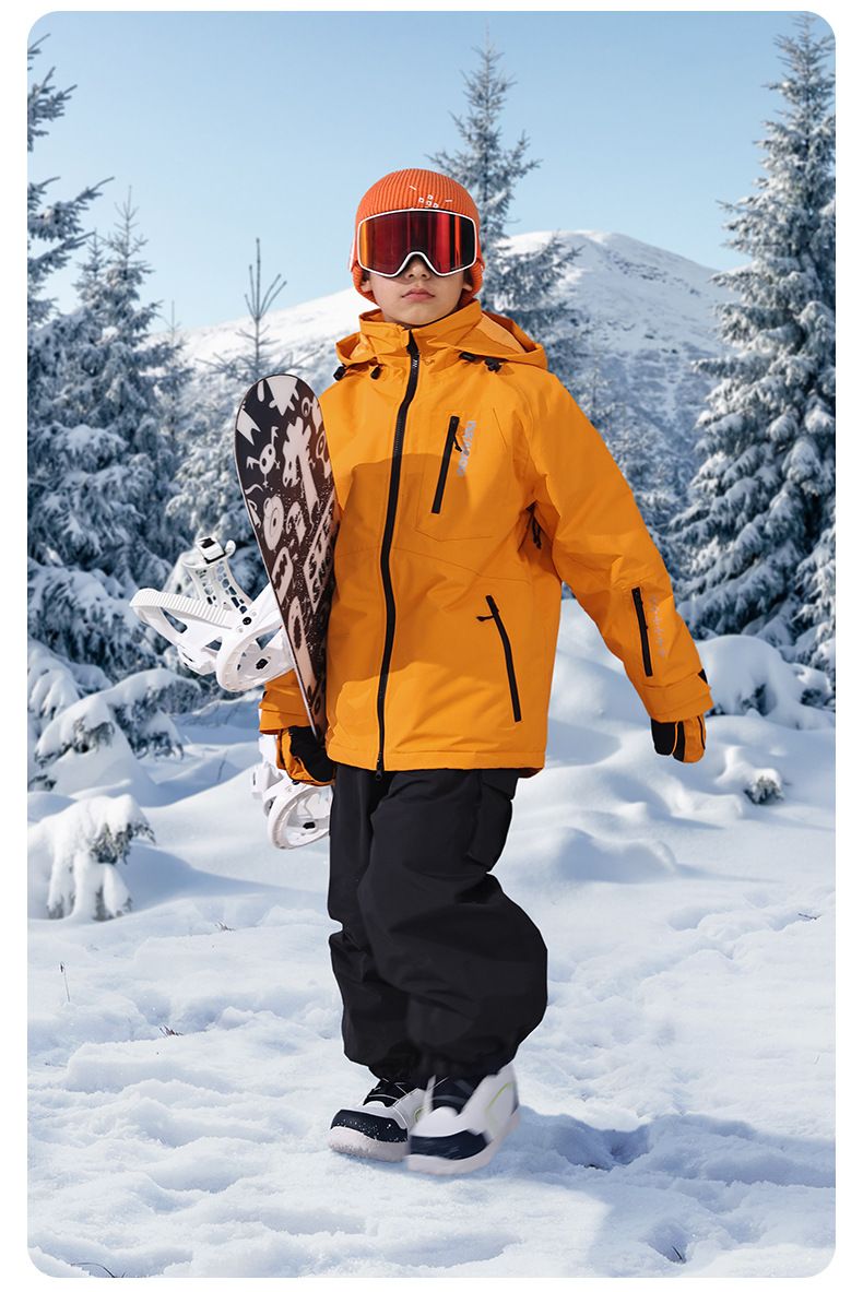 Wasserdichte 3-Lagen-Skihose für Kinder – Winddichte und atmungsaktive Schneehose für Jungen und Mädchen (120–160 cm)_voghion.com