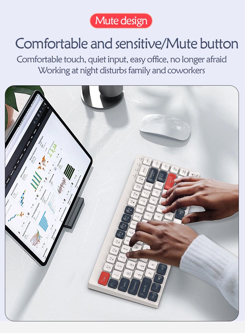 New 2.4G Wireless Bluetooth The Third Mock Examination Rechargeable Tablet Notebook Mini Film Keyboard Desktop Computer Cross-border Spot_voghion.com