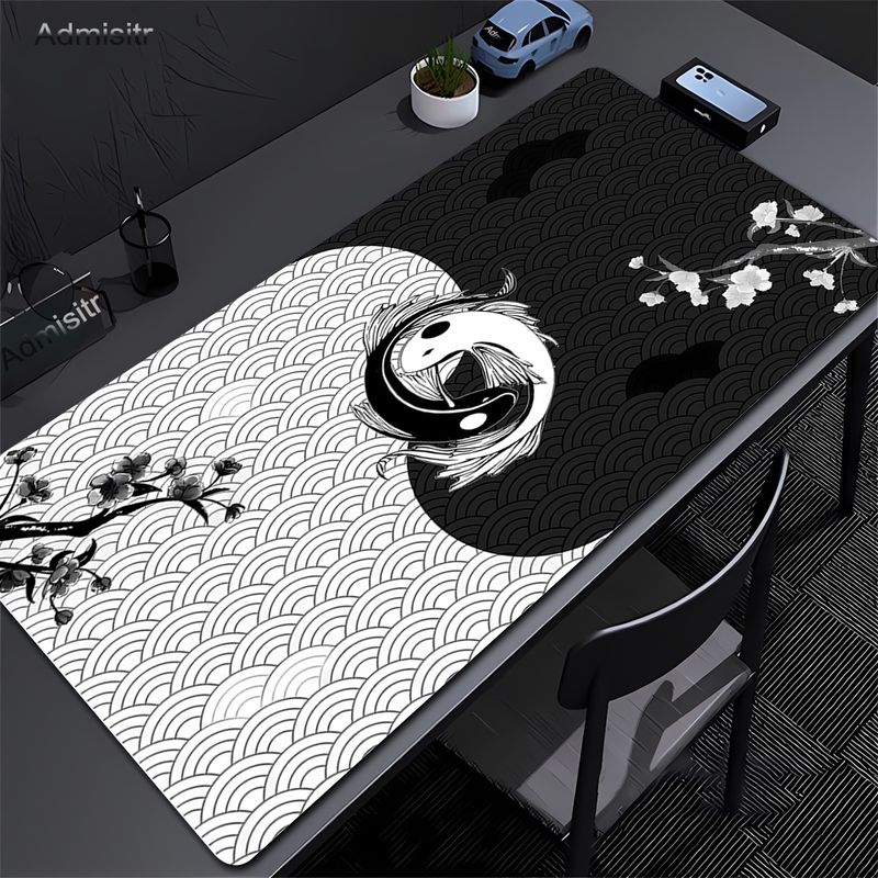 Fish Anime Mouse Pad Pc Gaming Accessories PC Gamer Cartoon Deskmat Computer Rubber Desk Mat Laptop Keyboard Mousepad_voghion.com