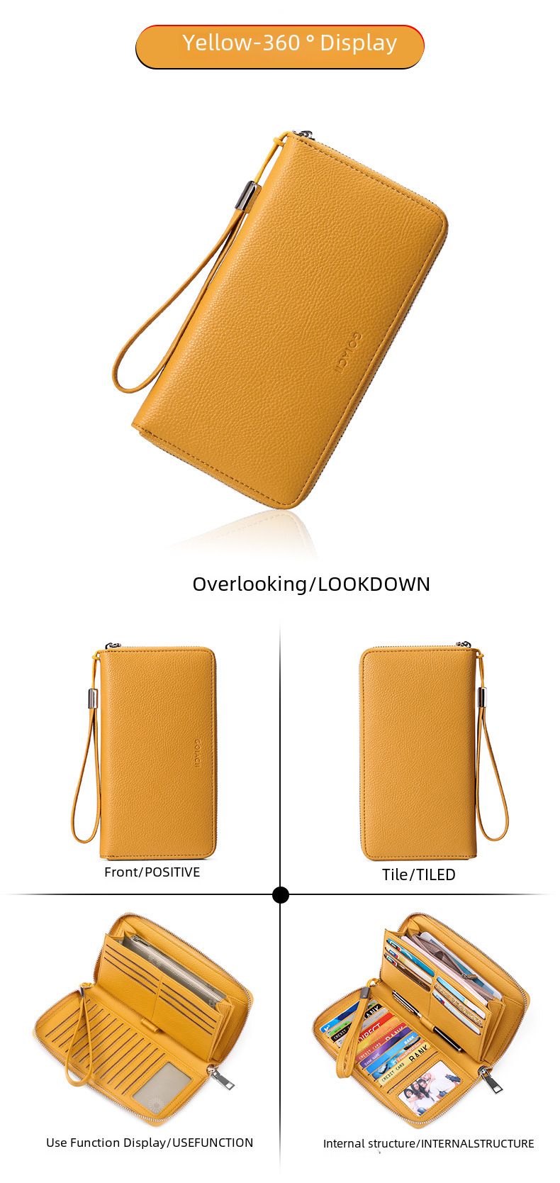 Women's Wallet, Men's Wallet, Rfid Anti-theft Brush, Pu Women's Wallet, Large-capacity Long Women's Multi-slot Wallet_voghion.com