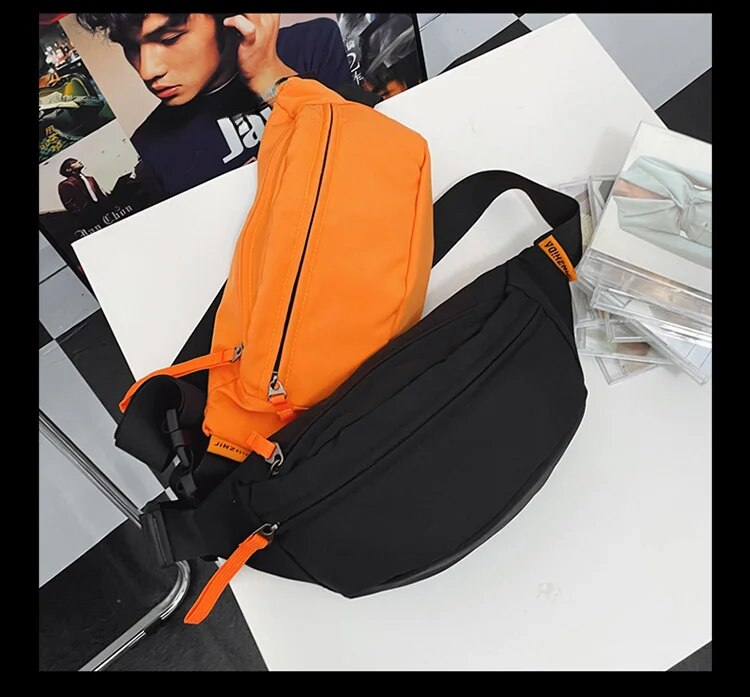 Trendikas väike veekindel vabaaja crossbody spordikott meestele ja naistele_voghion.com