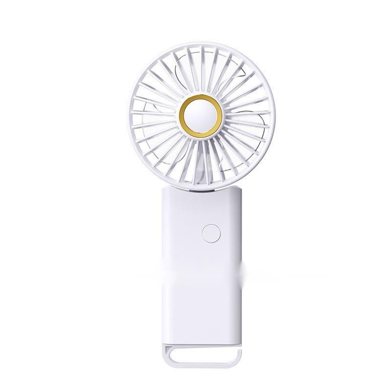 New Handheld USB Rechargeable Folding Small Portable Mini Neck Hanging Fan Gift_voghion.com