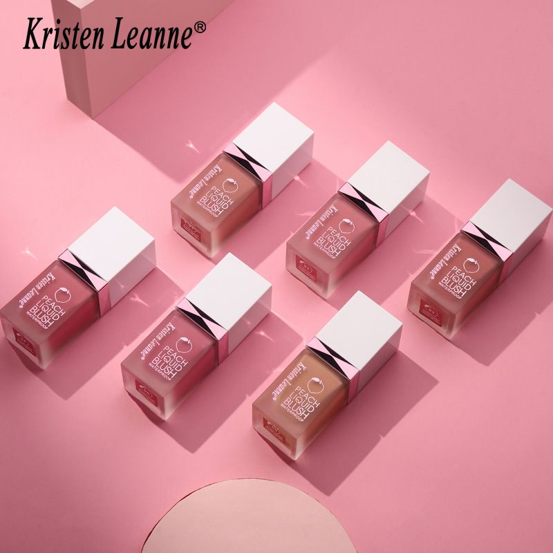 Blush lichid Kristen Leanne Natural Color, ruj mat catifelat delicat, de lungă durată_voghion.com