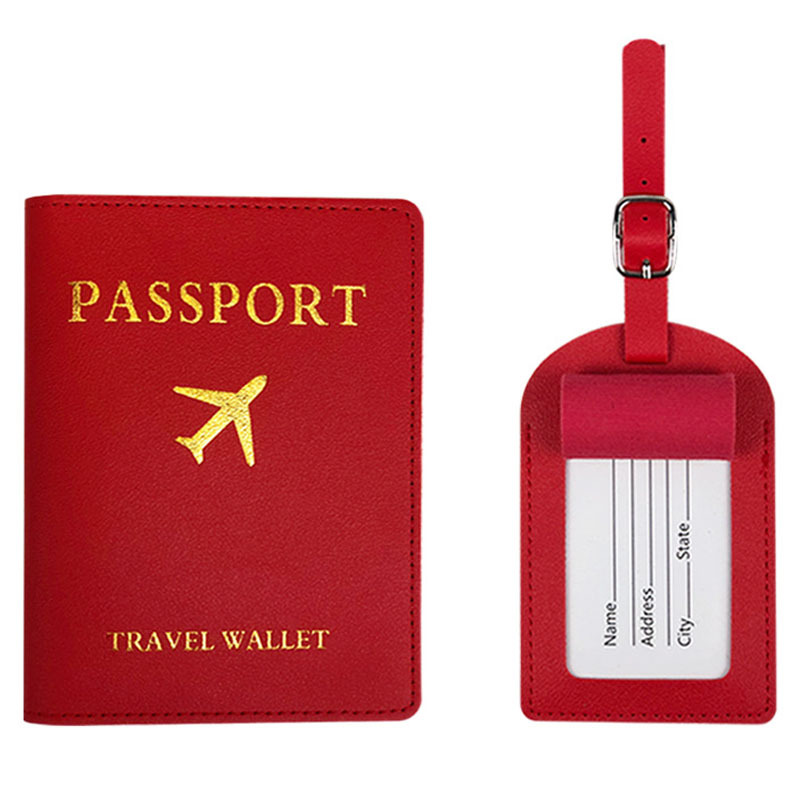 Luggage Tag And Passport Cover, Set Card Passport Holder Set Luggage Tag Passport Holder Passport Cover_voghion.com