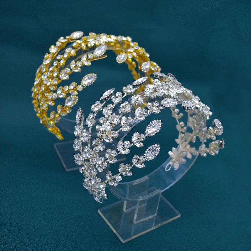 Braut Kopfschmuck Handgemachte Strass Stirnband Haarband Haarband Haar Zubehör Hochzeit Party Zubehör_voghion.com