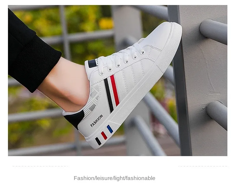 Leder Freizeitschuhe Herren Sneakers Designer Walking Running Loafers Mann männliche Schuhe Schuh für Männer_voghion.com