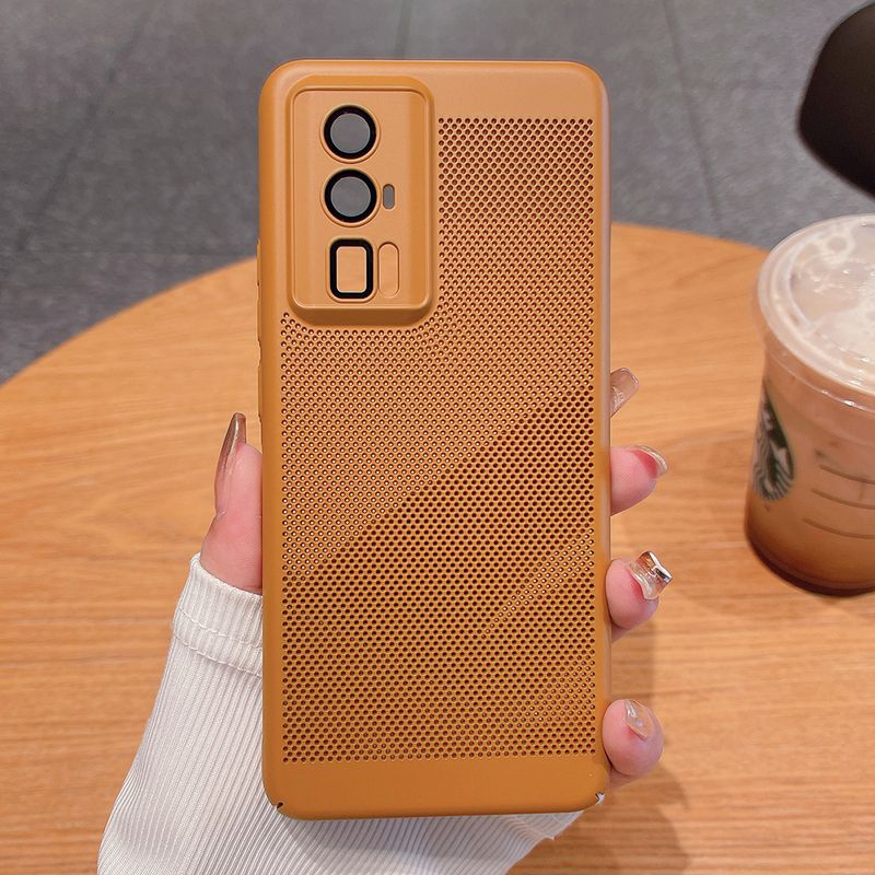 Funda de disipación de calor de malla de enfriamiento para Xiaomi 13 14 Lite Ultra Poco f5 Redmi Note 11 12 Pro Plus Funda transpirable_voghion.com