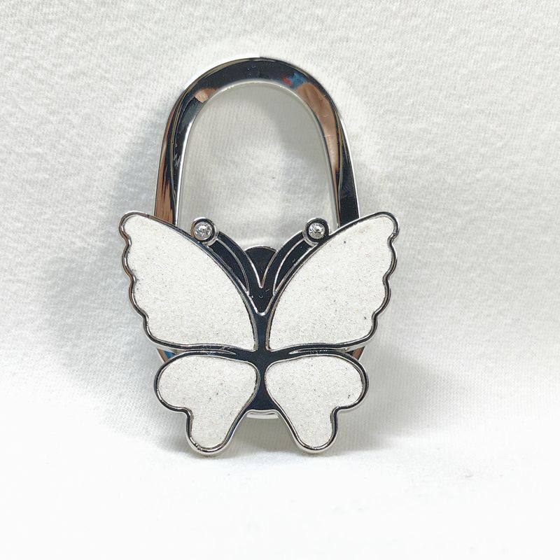 Glittering Butterfly Bag Hook - Stylish & Decorative Alloy Bag Accessory With Multiple Color Options Hook Bag Hook Bag Hardware Crafts_voghion.com