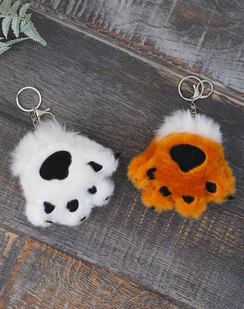 Tigerpfote Plüschtier Niedliche Tigerschwanz-Anhängerpuppe Chinesisches Sternzeichen Puppe Kindergeschenk_voghion.com