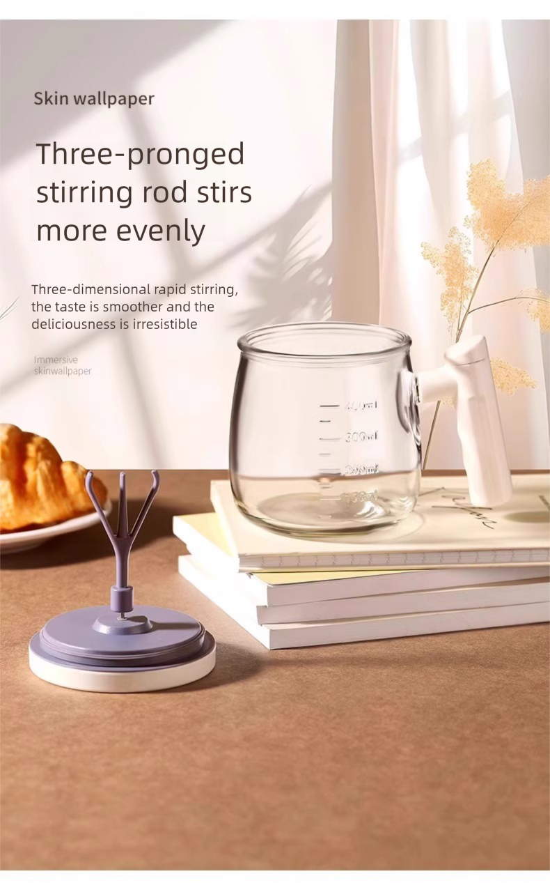 Nuovo modello 2025, bicchiere di ricarica elettrico completamente automatico con bilancia, frullatore portatile per soia e latte in polvere_voghion.com