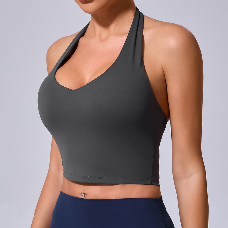 Gilet da yoga per donna, con imbottitura in memory foam, per corsa e fitness, con assorbimento degli urti, dimagrante e ad asciugatura rapida, aderente, per lo sport sulla schiena._voghion.com