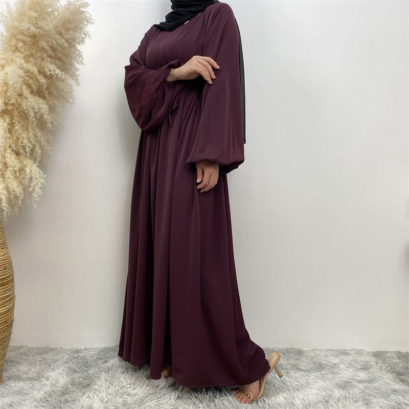 Abaya preta solta para mulheres, quimono muçulmano, dubai, com zíper frontal, vestido longo marroquino, jalabiyat, árabe, eid, kaftan feminino_voghion.com