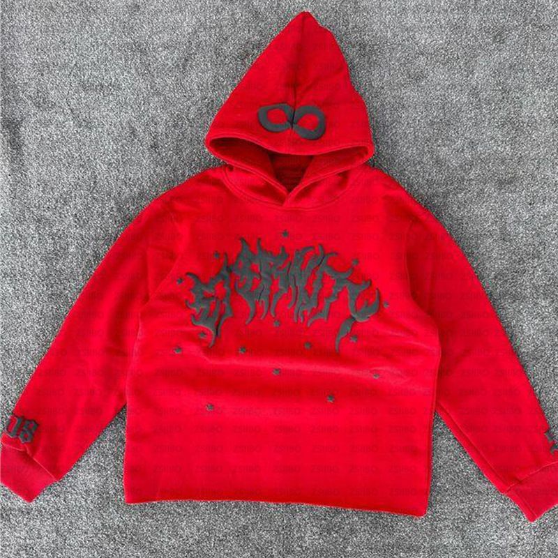 2024 New Harajuku Style Hoodie With Letter Foam Printed Loose Hoodie, Fashionable Trendy Men's And Women's Outerwear_voghion.com
