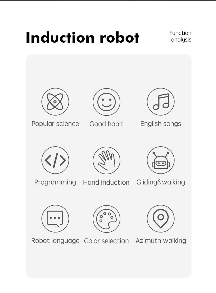 RoboCop - Robot inteligente de educación temprana, eléctrico, canta, con detección infrarroja, juguete de control remoto para niños_voghion.com