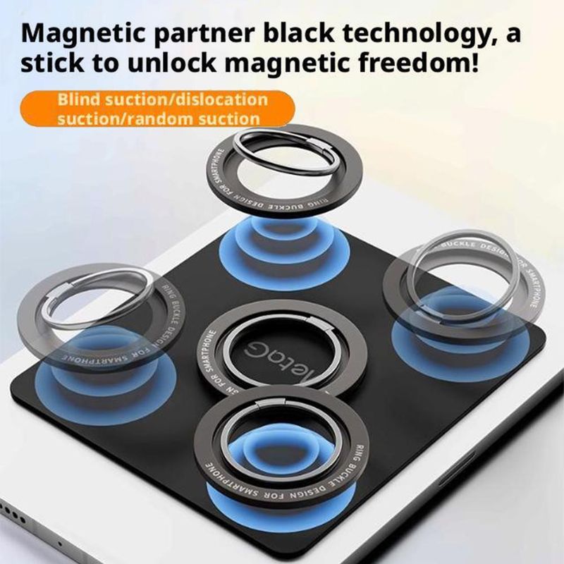 Universal Magnetic Adhesive Stand Plate IPad/Tablet Hands-Free Holder With Stro Sticky For Reading, Watching And_voghion.com
