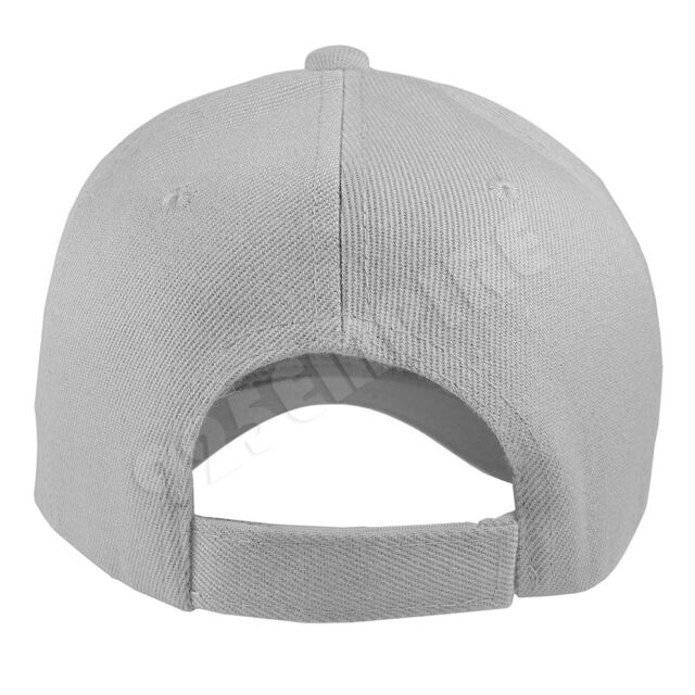 Gorra de béisbol ajustable de color sólido, paquete de 12 unidades_voghion.com