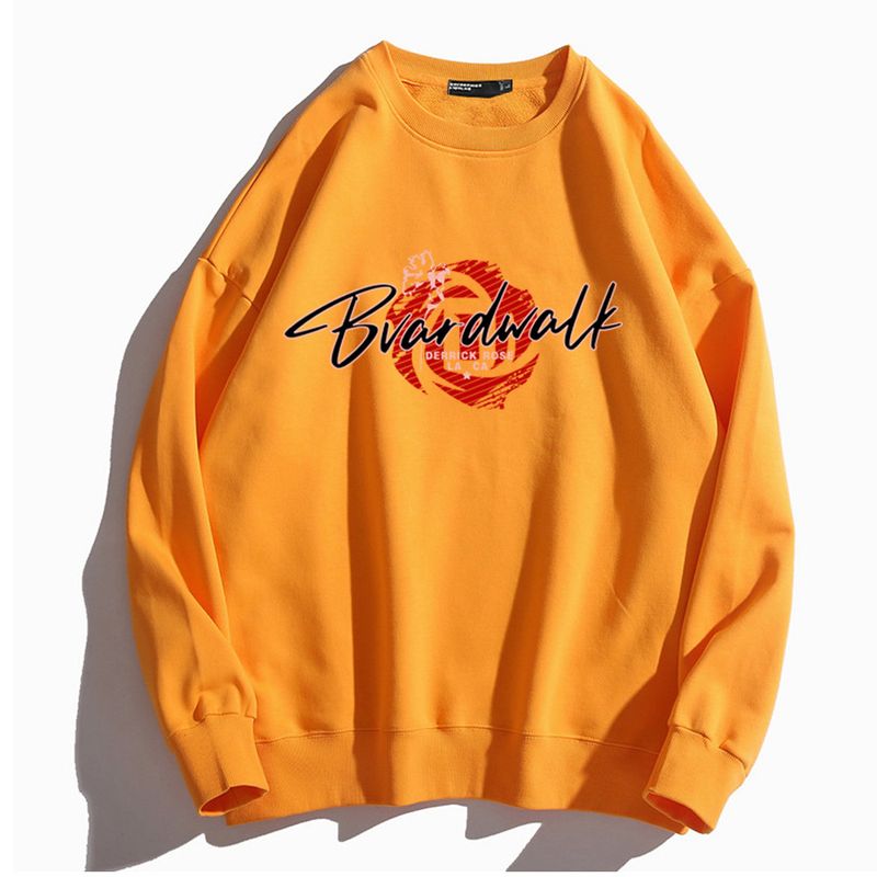 Maglietta con cappuccio a maniche lunghe e girocollo di Ross Bvardwalk, sport da basket, unisex, abbigliamento autunnale e invernale largo_voghion.com